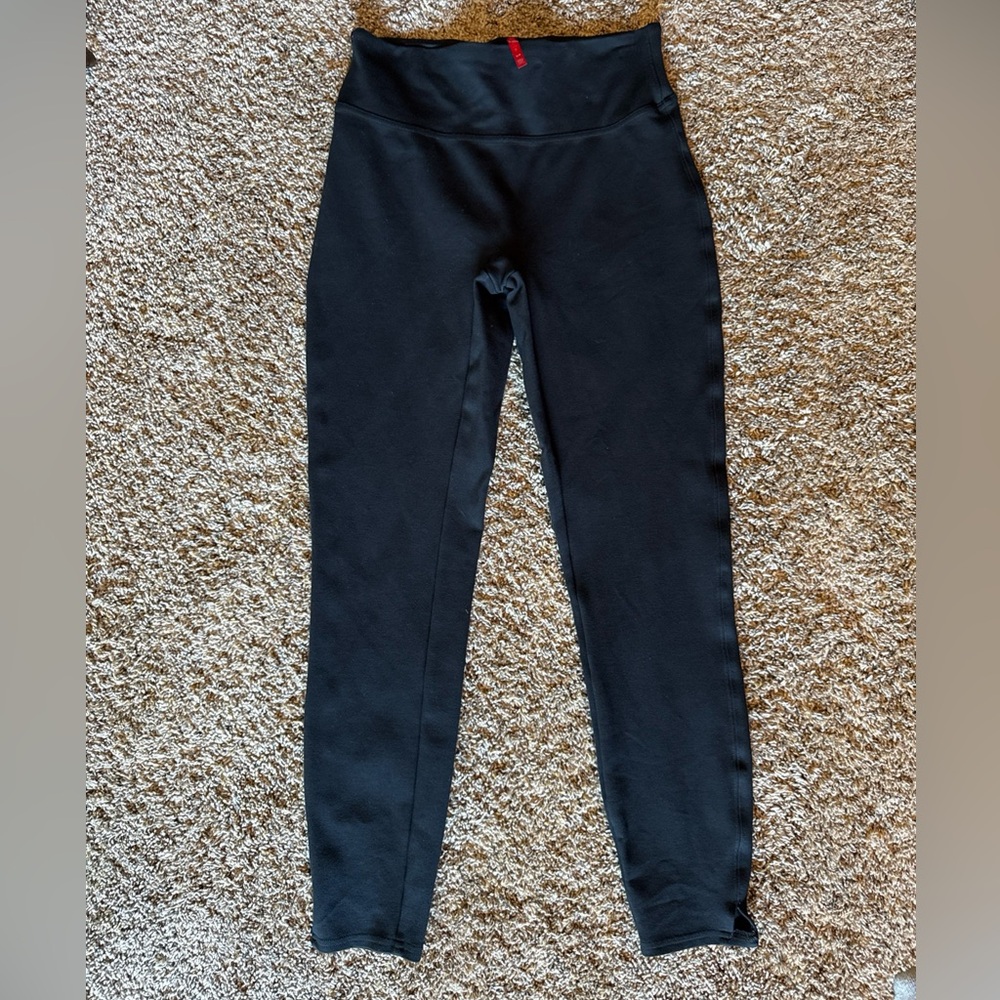 SPANX Black Shapewear Sara Blakey size small warm leggings NWOT